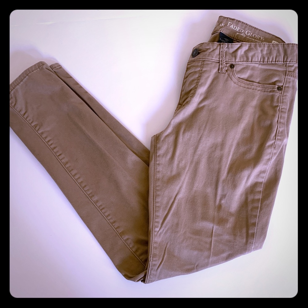 Size 10 faded glory skinny pants